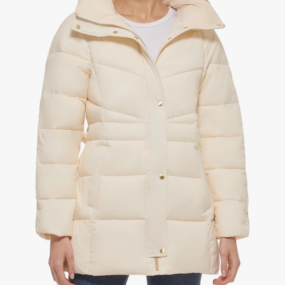 NWT Cole Haan Sateen Puffer Down Jacket